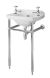 Washstand - Hudson Reed NLA001 Chrome, Chrome colour ,image 1