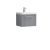 500mm Wall Hung Single Drawer Vanity & Basin 3 - Nuie DPF291D Grey, Grey colour ,image 1