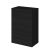 600mm WC Unit & Co-ordinating Top - Hudson Reed CBI620A Charcoal Black, Black colour ,image 1