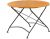 Newark 1100 x 730 Metal Round Folding Table
