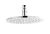 Round LED Fixed Head - Nuie STY069 Chrome, Chrome colour ,image 1