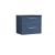 600mm Wall Hung 2 Drawer Vanity & Laminate Top - Nuie DPF393LSB Blue, Blue colour ,image 1