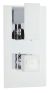 Twin Thermostatic Shower Valve With Diverter - Hudson Reed ART3207 Chrome, Chrome colour ,image 1
