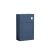 500mm WC Unit - Nuie FLT341 Blue, Blue colour ,image 1