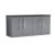 1200mm Wall Hung 4-Door Vanity & Laminate Worktop - Nuie ARN2223LSB2 Grey, Grey colour ,image 1