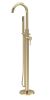 Tec Floor Standing Bath Shower Mixer - Nuie CLX821 Brushed Brass
