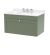 800mm Wall Hung 1 Drawer Vanity & Marble Top 3TH - Nuie CLC896WR3 Green, Green colour ,image 1