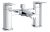 Bath Shower Mixer - Nuie HDY304 Chrome, Chrome colour ,image 1