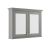 1050mm Mirror Cabinet - Hudson Reed LON217 Storm Grey, Grey colour ,image 1