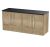 1200 Wall Hung 4-Door Vanity & Laminate Worktop - Hudson Reed JNU1823LSB2 Oak, Oak colour ,image 1
