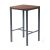 Dorset Metal Bar Table 650 x 650 - White