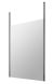 1400mm Wetroom Screen with Ceiling Posts - Hudson Reed BGPCP14 Matt Black, Black colour ,image 1