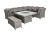 Paris 7Pc Modular Square Corner Dining Set, Grey colour ,image 1
