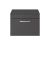 600mm Wall Hung Cabinet With Worktop - Nuie ATH077W Gloss Grey, Grey colour ,image 1