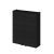 500mm Wall Unit - Hudson Reed OFF655 Charcoal Black, Black colour ,image 1