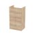 500mm Vanity Unit - Hudson Reed OFF3006 Oak, Oak colour ,image 1