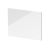 Shower Bath End Panel (700mm) - Nuie NMP131 Gloss White, White colour ,image 1
