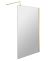 1000mm Wetroom Screen With Support Bar - Nuie WRSCBB010 Brushed Brass, Brass colour ,image 1