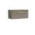 800mm Wall Hung 1 Drawer Vanity & Worktop - Nuie ARN2525W Oak, Oak colour ,image 1