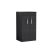 500mm Floor Standing Vanity With Worktop - Nuie ATH005W Charcoal Black, Hacienda Black colour ,image 1