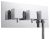Twin Thermostatic Shower Valve With Diverter - Nuie A3077 Chrome, Chrome colour ,image 1
