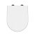 D Shaped Soft Close Toilet Seat - Hudson Reed NTS007B White, White colour ,image 1