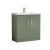 800mm Floor Standing 2 Door Vanity & Basin 1 - Nuie ARN805A Green, Green colour ,image 1
