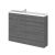 1200mm Combination - Compact - Hudson Reed CBI508 Anthracite Woodgrain, Brown/Grey colour ,image 1