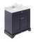 800mm Cabinet & Marble Top (1TH) - Hudson Reed LOF328 Twilight Blue, Blue colour ,image 1