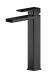 High-Rise Mono Basin Mixer (No Waste) - Nuie WIN470 Matt Black, Black colour ,image 1