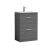 600mm Floor Standing Vanity With Basin 2 - Nuie ATH032B Anthracite Woodgrain, Brown/Grey colour ,image 1