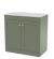 800mm Floor Standing 2-Door Vanity with Marble Top - Nuie CLC826GMT Green, Green colour ,image 1