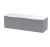 1200 Wall Hung 2-Drawer Vanity & Laminate Worktop - Hudson Reed DFF294LSW2 Grey, Grey colour ,image 1