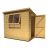 Caldey 7 x 5 Single Door Loglap Shed - Style B