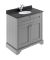 800mm Cabinet & Marble Top (1TH) - Hudson Reed LOF227 Storm Grey, Grey colour ,image 1