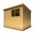 Caldey 8 x 6 Single Door Shiplap Shed - Style D