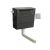 Universal Access Cistern & Chrome Square Flush Plate - Hudson Reed XTY6M01 Chrome, Chrome colour ,image 1