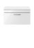 800mm Wall Hung Vanity With Sparkling White Worktop - Nuie ATH062LSW Gloss White, White colour ,image 1
