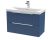 800mm Wall Hung 2 Drawer Vanity & Basin 3 - Hudson Reed DFF395D Blue, Blue colour ,image 1