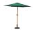 2.5M Green Crank And Tilt Parasol Woodlook Aluminium Pole, Green colour ,image 1
