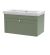 800mm Wall Hung 1 Drawer Vanity & Basin 0TH - Nuie CLC896H Green, Green colour ,image 1