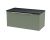 800mm Wall Hung Single Drawer Vanity & Laminate Top - Hudson Reed DFF896LSB Green, Green colour ,image 1