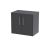600mm Wall Hung 2 Door Vanity & Worktop - Hudson Reed JNU2223W Grey, Grey colour ,image 1