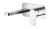 Wall Mounted 2 Tap Hole Basin Mixer With Plate - Nuie BIN328 Chrome, Chrome colour ,image 1