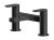 Deck Mounted Bath Filler - Nuie BIN403 Matt Black