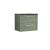 600mm Wall Hung 2 Drawer Vanity & Laminate Top - Nuie DPF893LSB Green, Green colour ,image 1