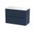 800mm Wall Hung 2-Drawer Unit & Laminate Worktop - Nuie HAV2906LSW Blue, Blue colour ,image 1