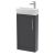 440mm Floor Standing 1 Door Unit & 1TH Basin LH - Hudson Reed JNU2221L Grey, Grey colour ,image 1