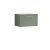 600mm Wall Hung Single Drawer Vanity & Worktop - Nuie DPF894W Green, Green colour ,image 1