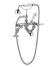 Bath Shower Mixer - Hudson Reed BC304HL Chrome, Chrome & White colour ,image 1